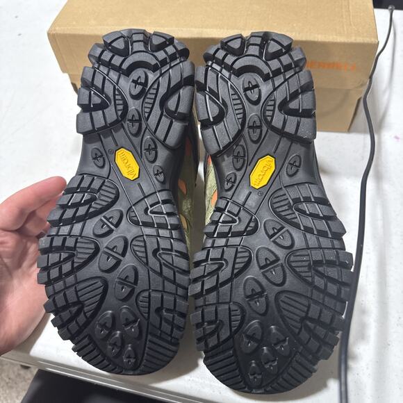 Merrell Mens Moab 3 Vista Mid Waterproof Suede Hiking Boot Mosstone - 7 Wide - Picture 9 of 9